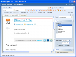 WB 2 300x225 Blog from Desktop : Desktop Blogging Software