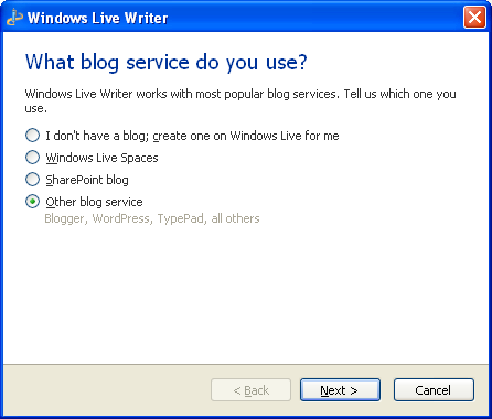 WLE 1 Blog from Desktop : Desktop Blogging Software