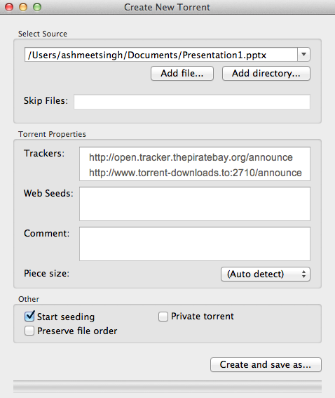 Screen Shot 2012 12 30 at 8.16.30 PM Custom create your own torrent